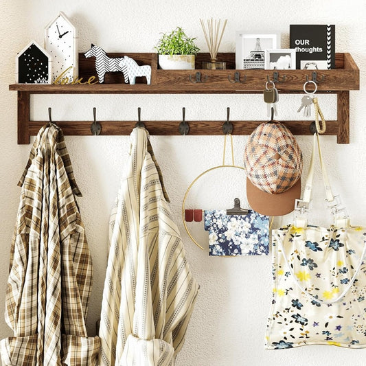 Multi-Hook Entryway Rack