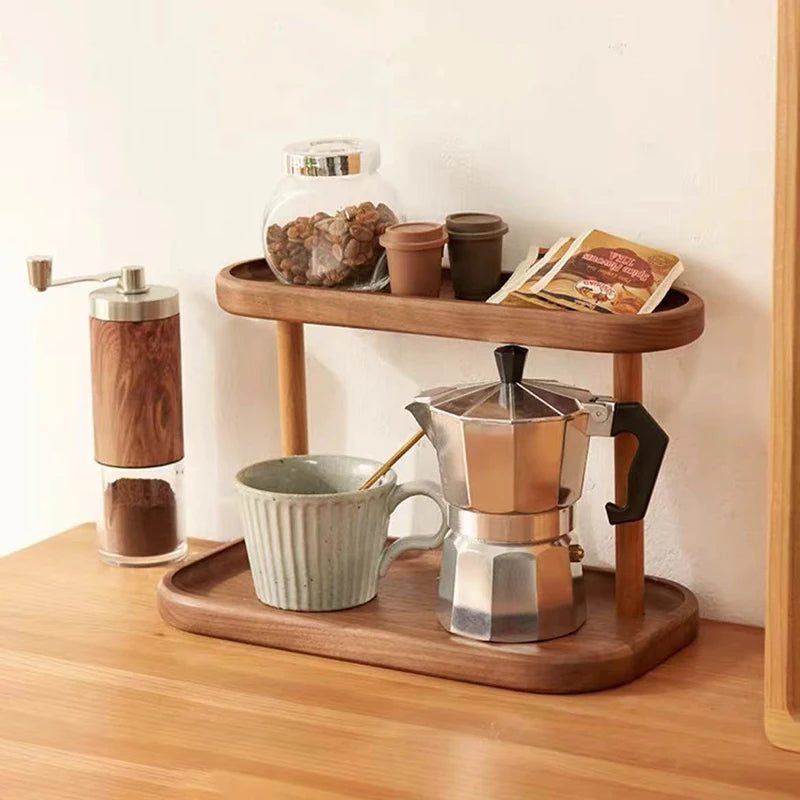 Wooden Tray Caddy
